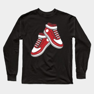 CASUAL RED SHOES Long Sleeve T-Shirt